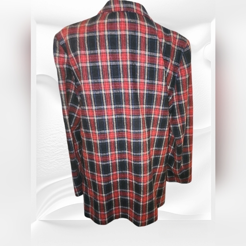 NORTON MCNAUGHTON VINTAGE WOOL BLEND BLAZER - Picture 2 of 6